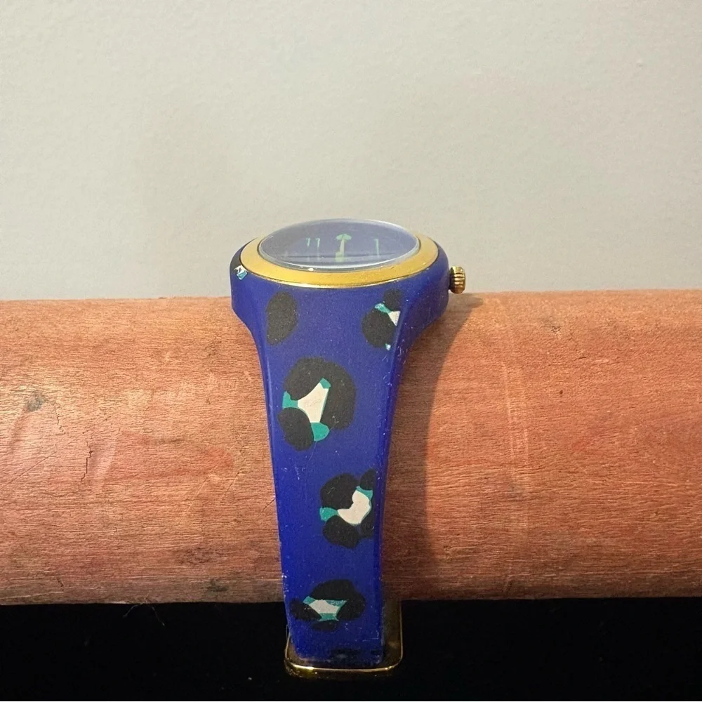 Kate Spade Rumsey Blue Green Silicone Watch Working